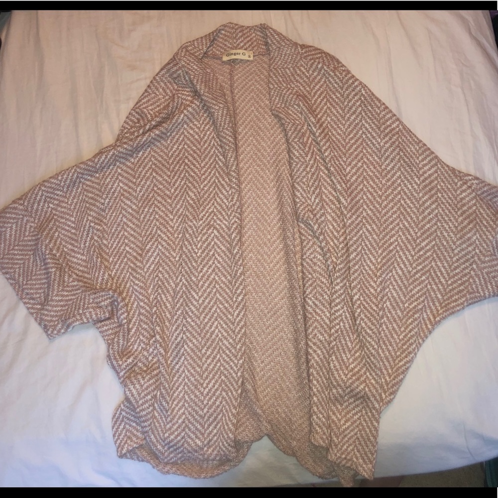 Short Sleeve Pink Sweater